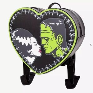 🎃 Sale 🎃 Rock Rebel Universal Monsters Frankenstein & Bride Mini Backpack